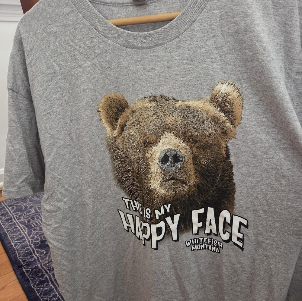 Bear Montana Mens T Shirt Xl New
